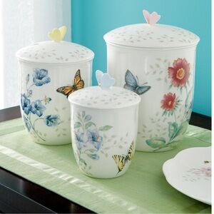 Lenox Butterfly Meadow Canisters, Set of 3